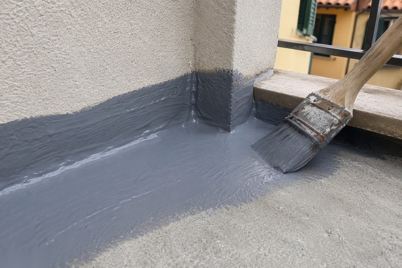 Guaina Liquida per Balconi nel Rhodense — intervento di Rifacimento Terrazzo Rho